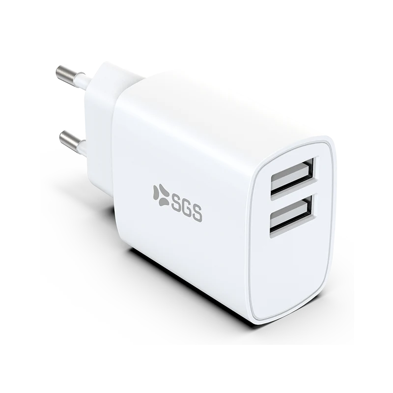 Caricatore Dual USB 2.4 Amp 12W - Doppia uscita USB