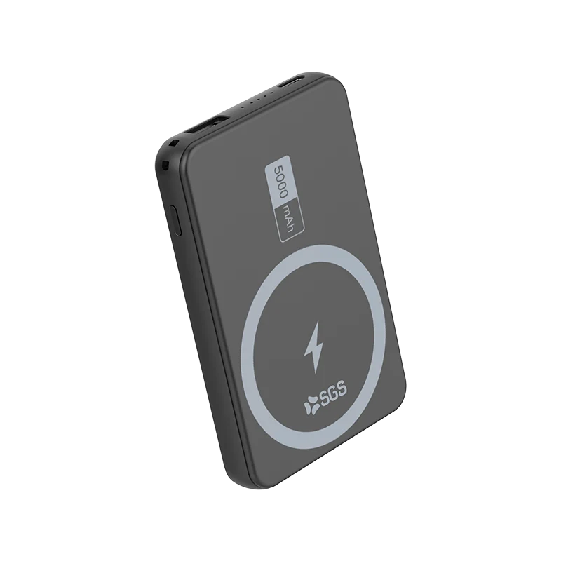 Powerbank 5000 mAh Wireless MAGSAFE 15W - Output TPC 20W - Black