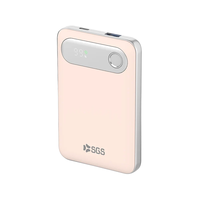 Powerbank 10000mAh Output USB/TPC - Input TPC - Pink Retrò