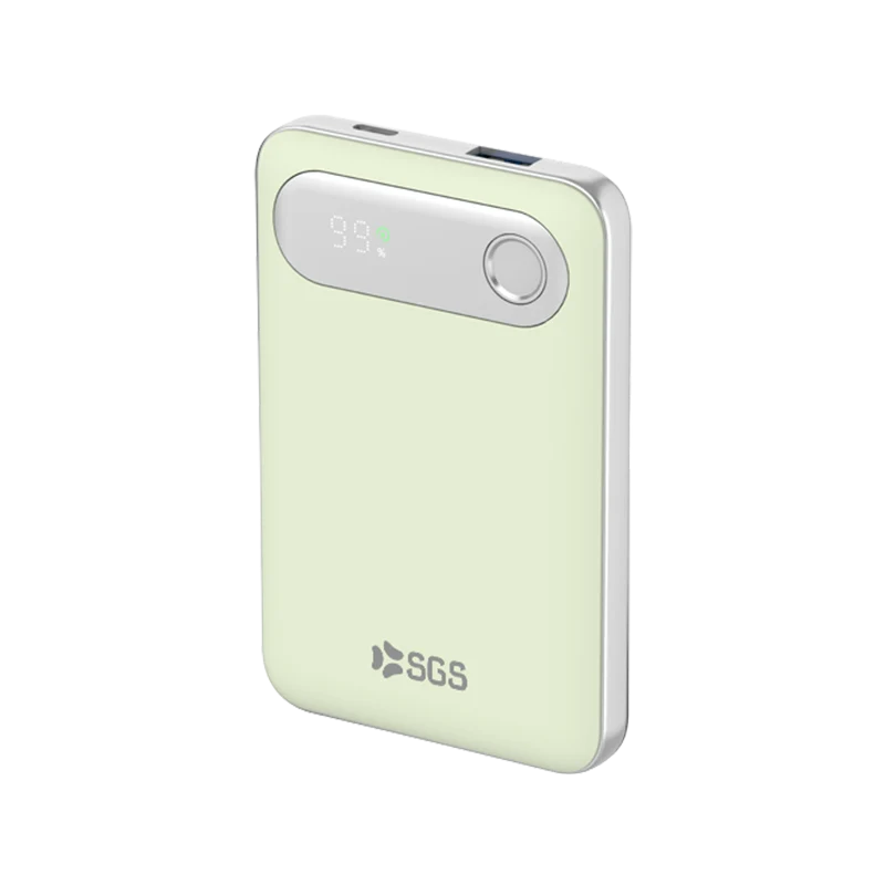 Powerbank 10000mAh Output USB/TPC - Input TPC - Green Retrò