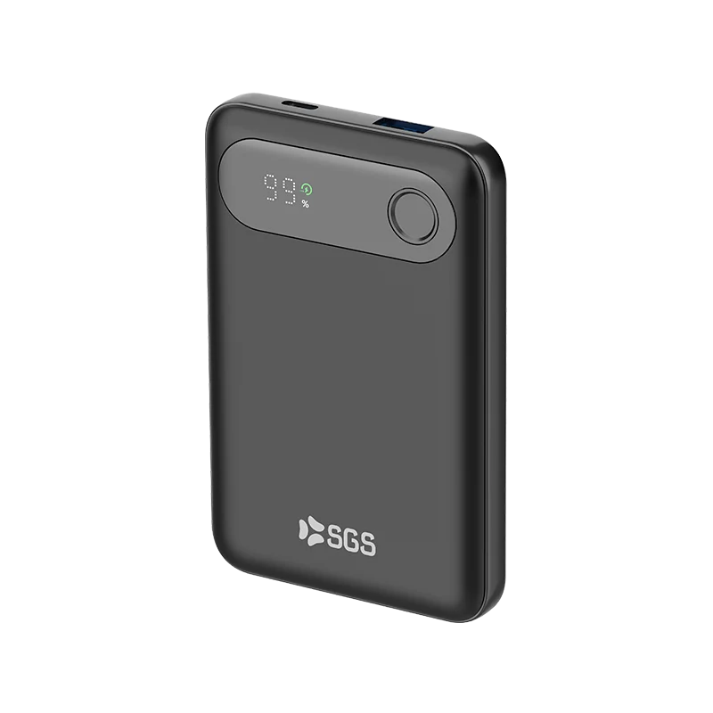 Powerbank 10000mAh Output USB/TPC - Input TPC - Black Retrò