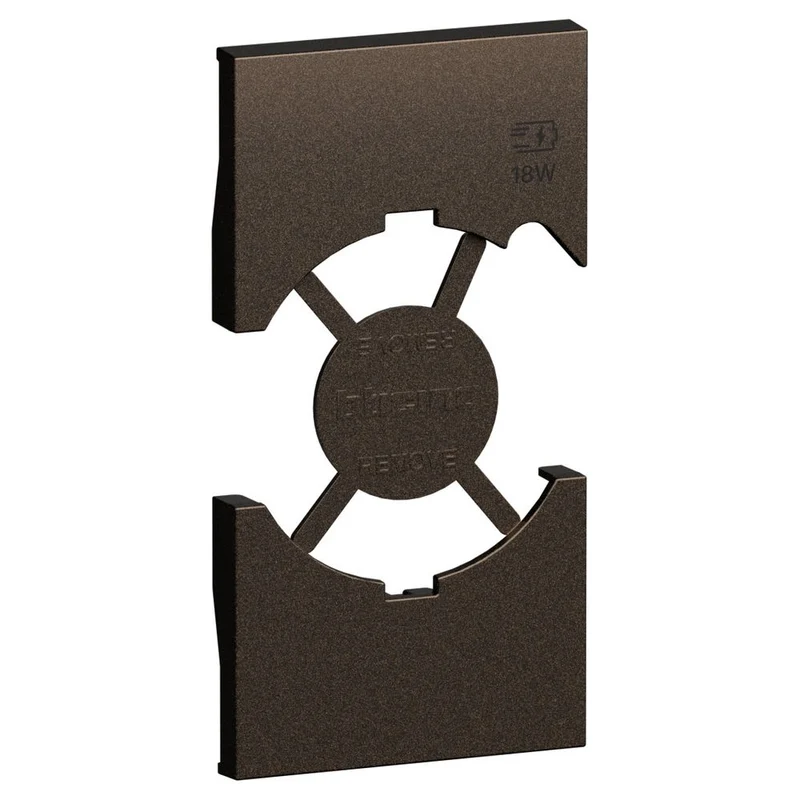 Cover per presa standard Italia P40 + USB - Bronze Bticino KB68
