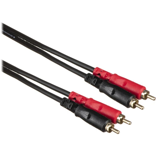 Hosa Technology 2 RCA Male to 2 RCA Male Dual Cable (Nickel Contacts) - 20'