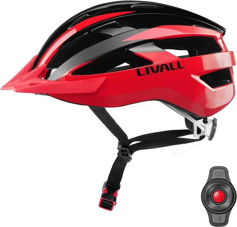 Casco mountain bike Smart Life365 Livall MT1 NEO Rosso - Taglia M
