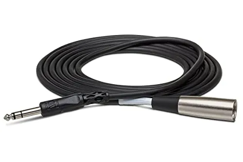 Hosa STX-115M 1/4 TRS to XLR3M Balanced Interconnect Cable, 15 Feet (Open Box)