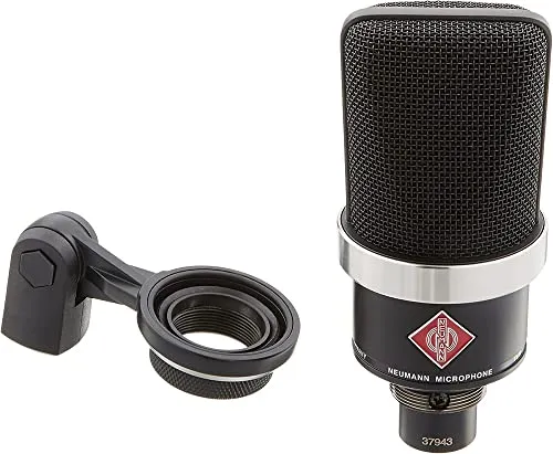 Neumann TLM 102 BK Large-Diaphragm Cardioid Condenser Microphone (Black)