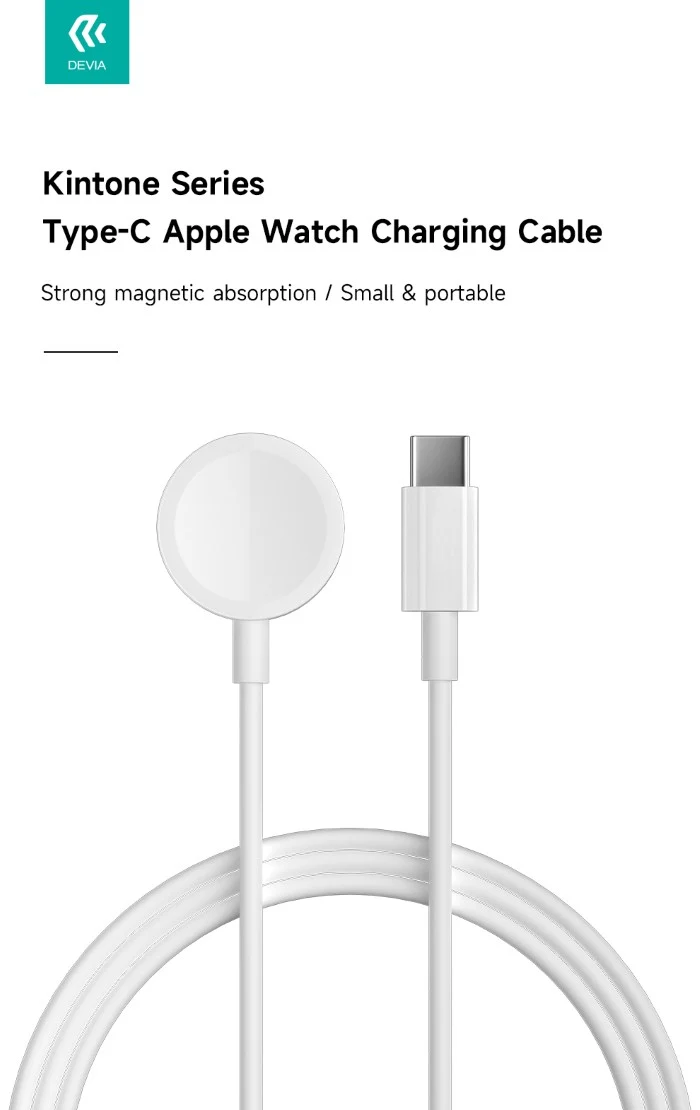 Cavo di ricarica per Apple Watch Devia Con connettore Tipo-C DECHGAW973