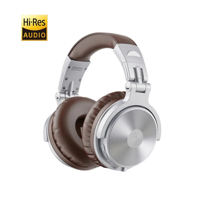 Cuffie Bluetooth Wireless Argento/Marrone OneOdio Studio C Hi-Res 5.0 ONEOPC585S