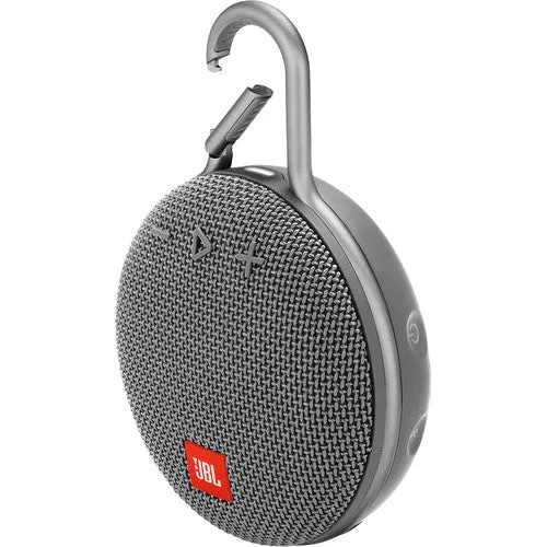 JBL Clip 3 Portable Bluetooth Speaker (Stone Grey)