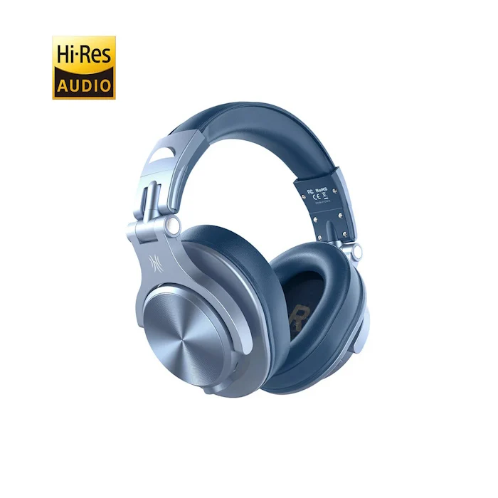 Cuffie Bluetooth Wireless Blu Chiaro Wireless OneOdio Fusion A70 Hi-Res, Cavo e Microfono ONEOA70165A