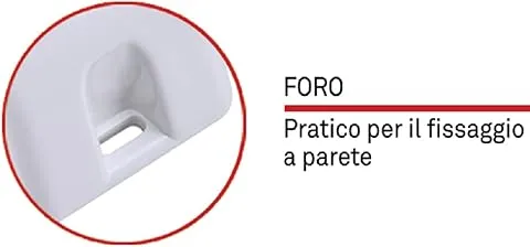 ROSI Multipresa serie Emilia spina 10A, Bianco 4 prese schuko biv. 10/16A RS94060T