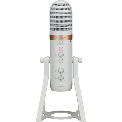 Yamaha AG01 Live Streaming USB Microphone (White)
