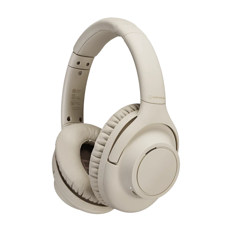 Audio Technica ATH-S300BT WIRELESS OVER-EAR HEADPHONES, BEIGE