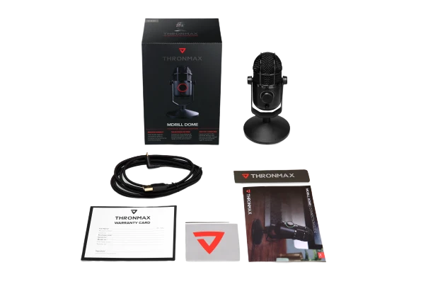 Thronmax Mdrill Dome Professional USB Studio Condenser Microphone (Open Box)