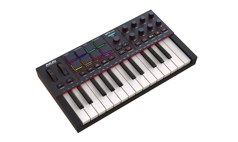 Akai Professional Mpk Mini 4 Compact Midi Controller (Black)