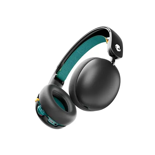 Skullcandy Grom Over-Ear Wireless Headphones for Kids, Black