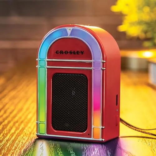 Crosley - Mini Jukebox Portable Bluetooth Speaker - Red