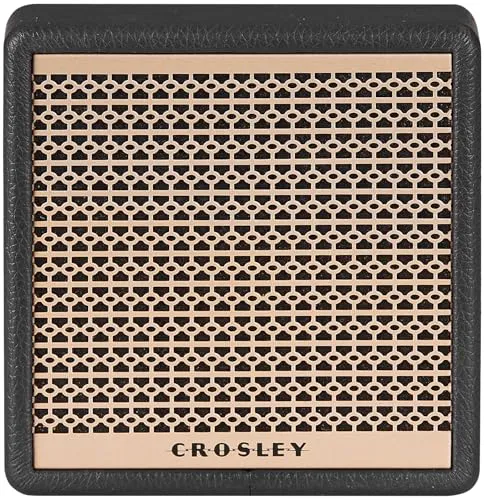 Crosley CR3114A-BK Montero Mini Portable Rechargeable Bluetooth Speaker, Black
