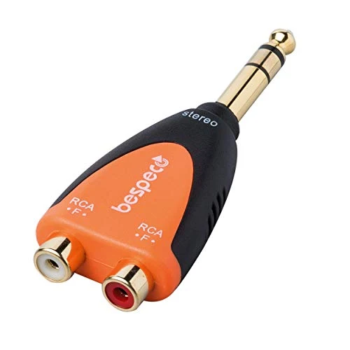 Bespeco Instrument Cable, Black & Orange (SLAD370)