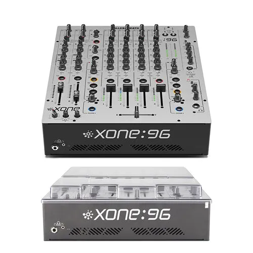 Allen & Heath XONE:96 Professional 6-Channel Analog DJ Mixer + Decksaver Dust Cover
