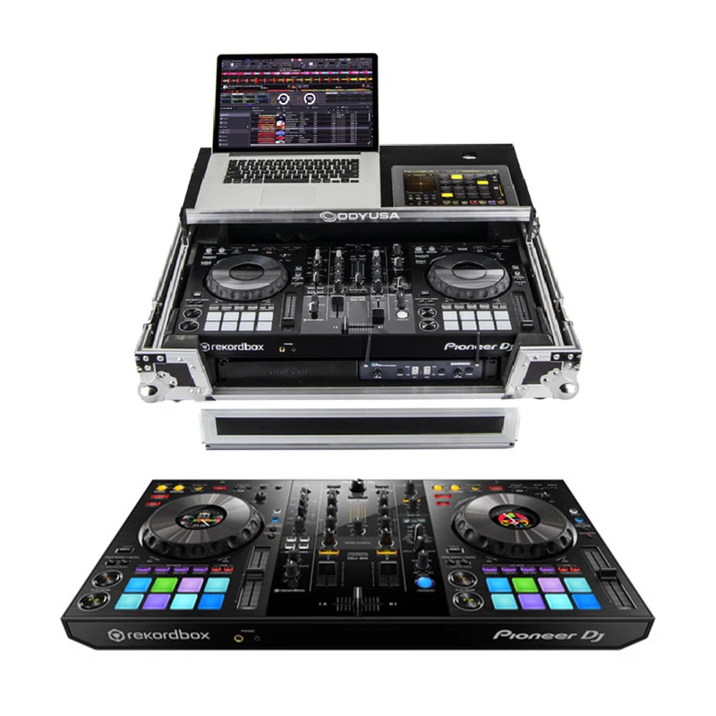 Pioneer DJ DDJ-800 + Odyssey Innovative Designs Pioneer DDJ-800 DJ Controller Glide Style Case with 1U 19" Bottom Rack