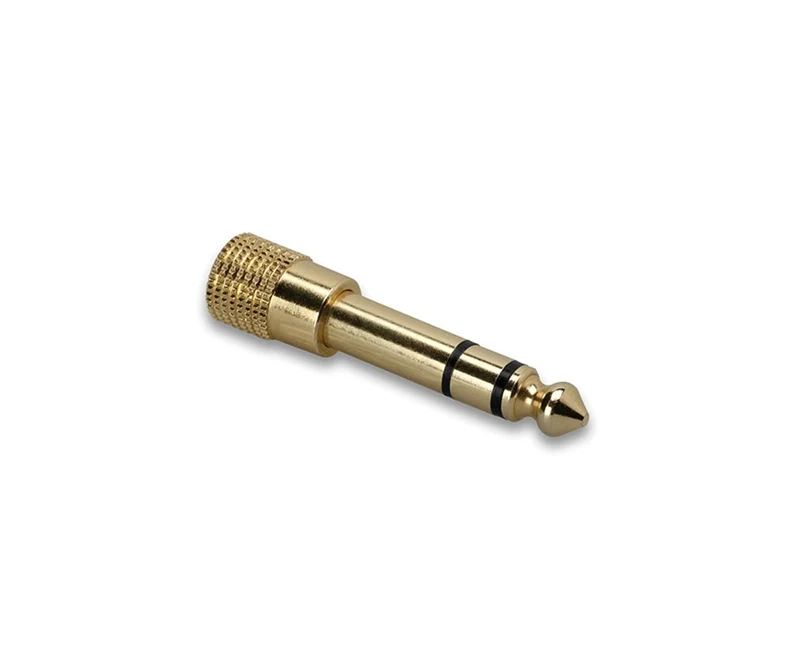 Hosa Headphone Adaptor, 3.5 mm TRS to 1/4 in TRS