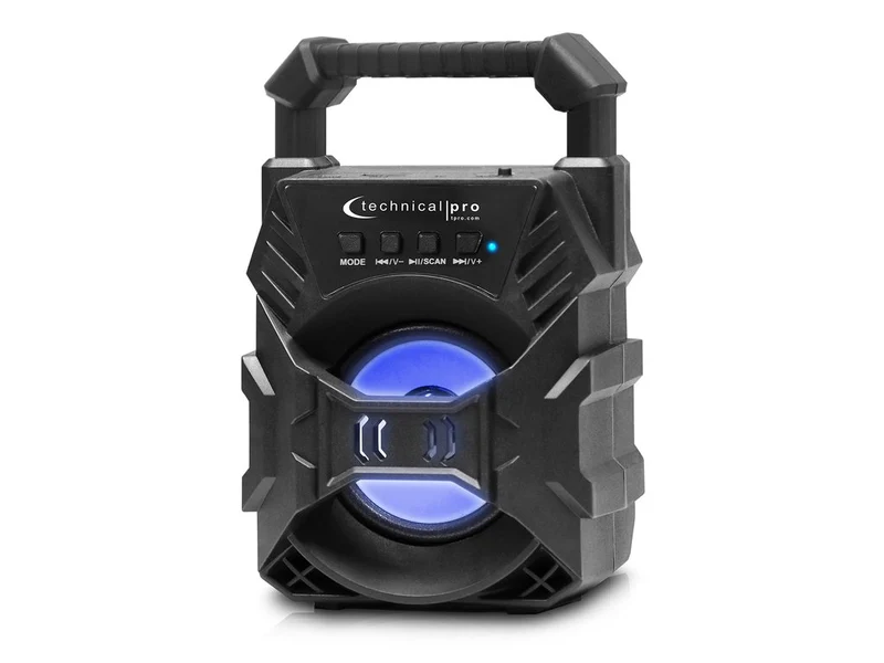 Technical pro Rechargeable Battery Powered Bluetooth Speaker (Black) (1 lbs) (60)