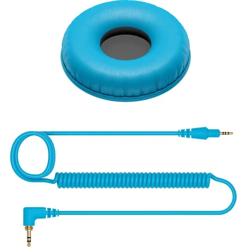 Pioneer DJ HC-CP08 Accessory Pack for HDJ-CUE1 Headphones (Blue)