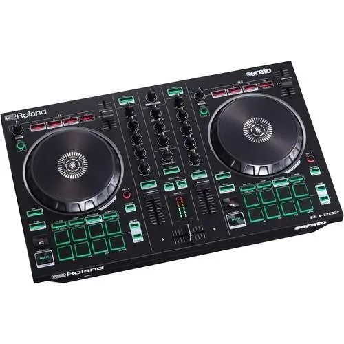 Roland DJ-202 2-Channel, 4-Deck DJ Controller & Full version of Serato DJ
