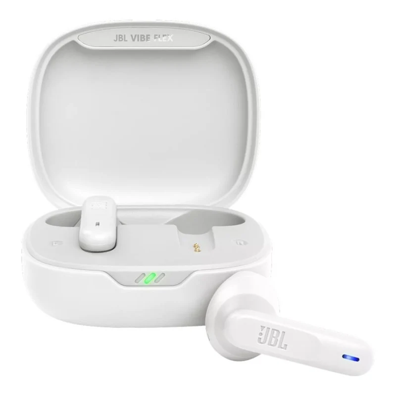 JBL Vibe Flex True Wireless In-Ear Headphones - White - JBLVFLEXWHTAM