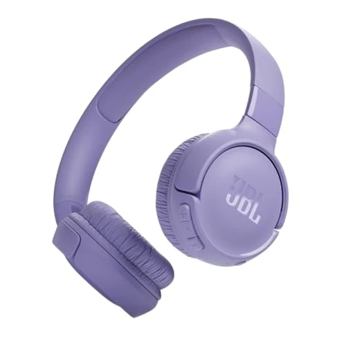 JBL Tune 520BT Wireless On-Ear Headphones (Purple)