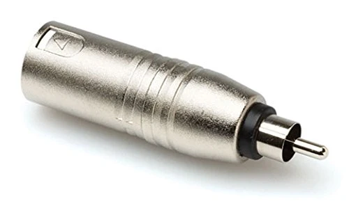 Hosa GXR-135 XLR Male to RCA Male Adaptor