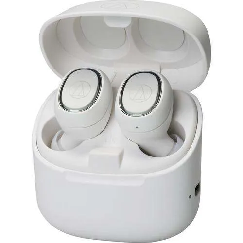 Audio-Technica ATH-CK3TW Wireless In-Ear Headphones, White