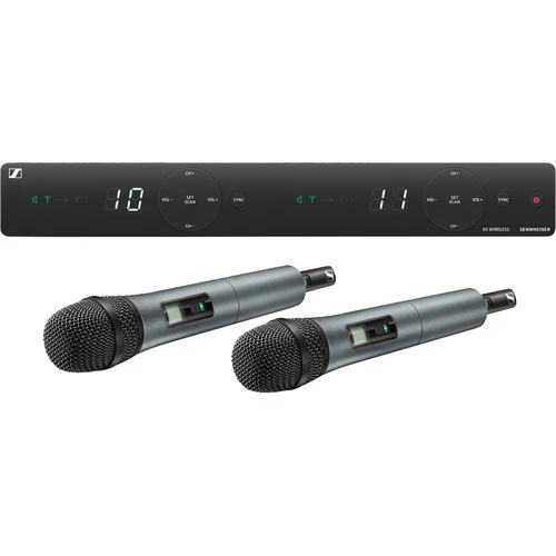 Sennheiser XSW 1-825 Dual-Vocal Set with Two 825 Handheld Microphones (A: 548 to 572 MHz)