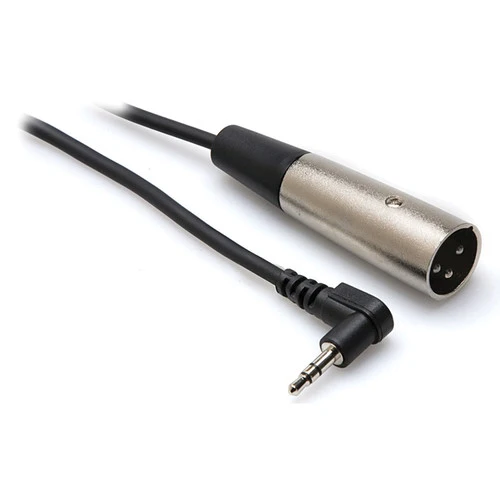 Hosa Technology Stereo 3.5mm Mini Angled Male to XLR Male Cable - 15'