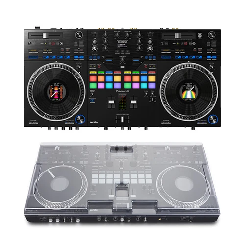 Pioneer DJ DDJ-REV7 2-Channel Serato DJ Pro Controller + Decksaver Dust Cover