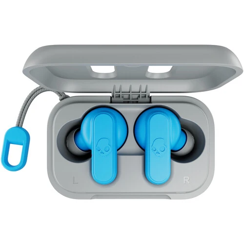 Skullcandy Dime 2 In-Ear Wireless Earbuds, Grey/Blue