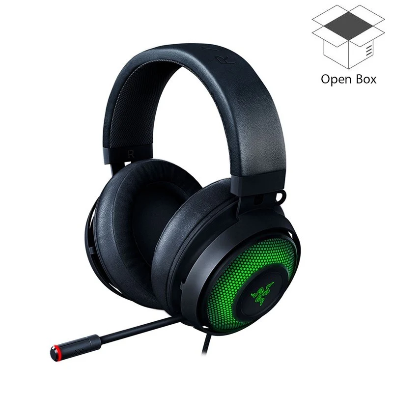 Razer Kraken Ultimate Gaming Headset Surround Sound, ANC Microphone, RGB Chroma - Open Box