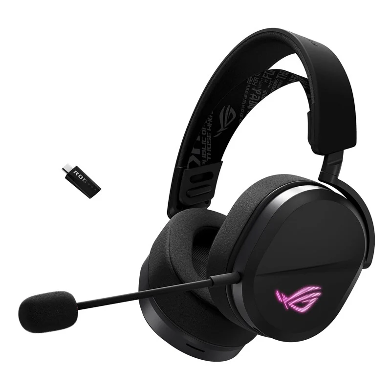 Asus ROG Pelta Wireless RGB Gaming Headset For PC, MAC, PS4/PS5, Switch - Black