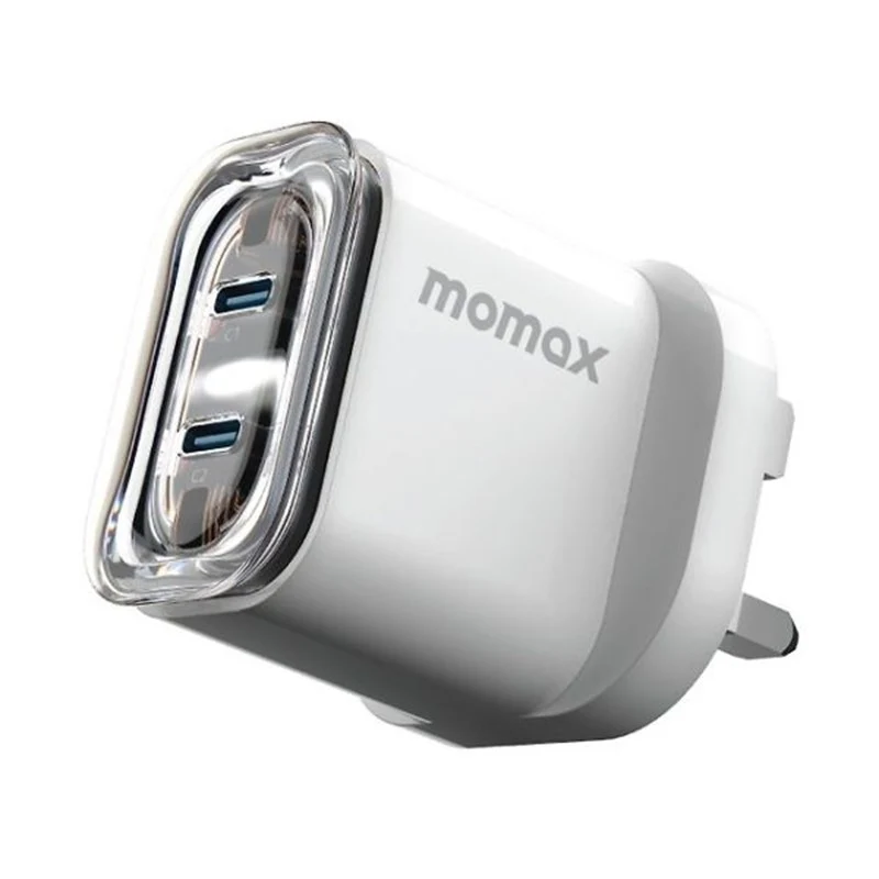 Momax 1-Charge Flow PD 35 Watts GaN Wall Charger [2 ports] - UK Plug