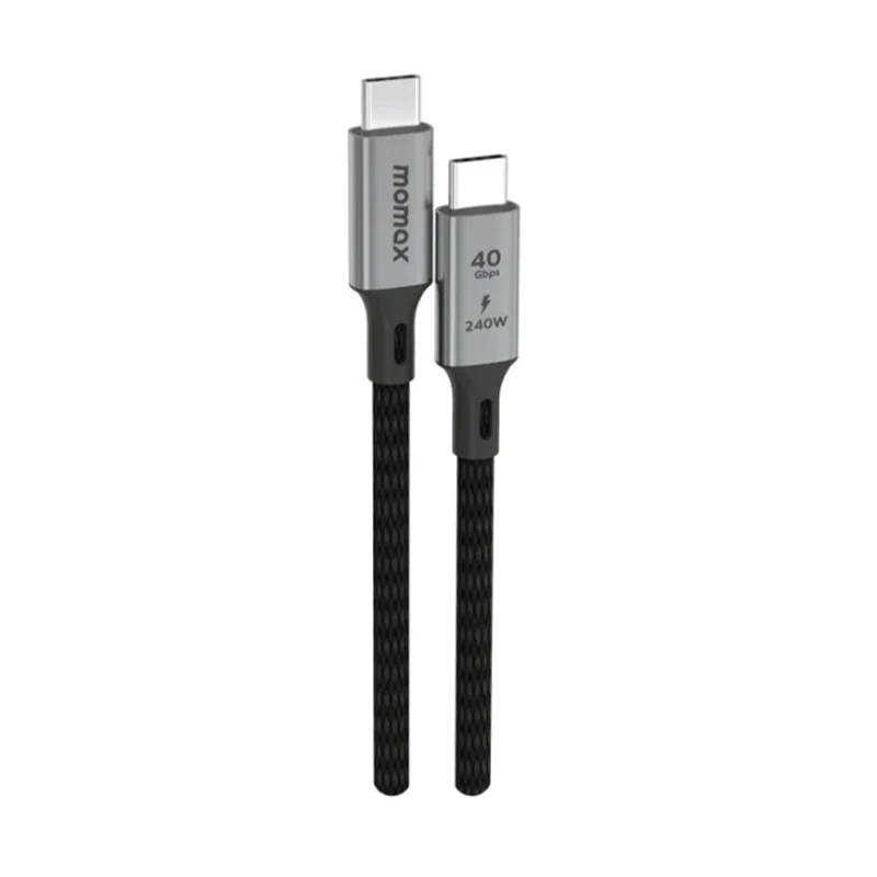 Momax Elite 240W USB-C USB4 40Gbps Cable 1 M, Black