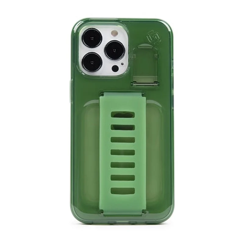 Grip2u Boost Case with Kickstand for iPhone 13 Pro (Olive)