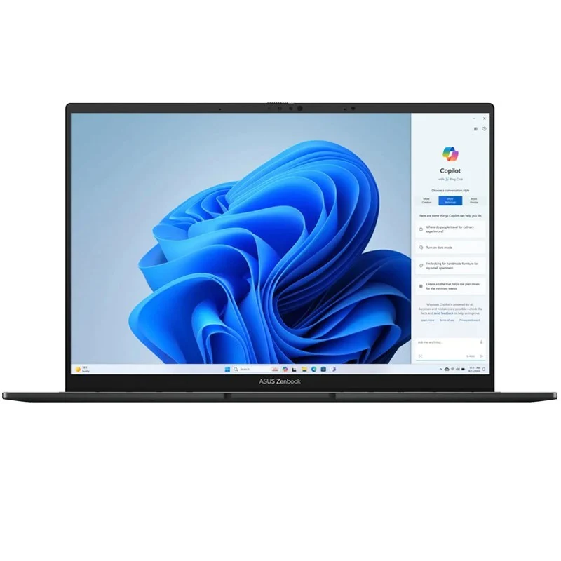 ASUS Zenbook 14 OLED 14” WUXGA Touch Screen Laptop - Intel Core Ultra 5, 8 GB RAM, 512 GB SSD - Jasper Grey - English Keyboard