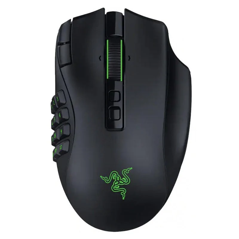 Razer Naga V3 Pro MMO Wireless Gaming Mouse with Swappable Side Plates - Black