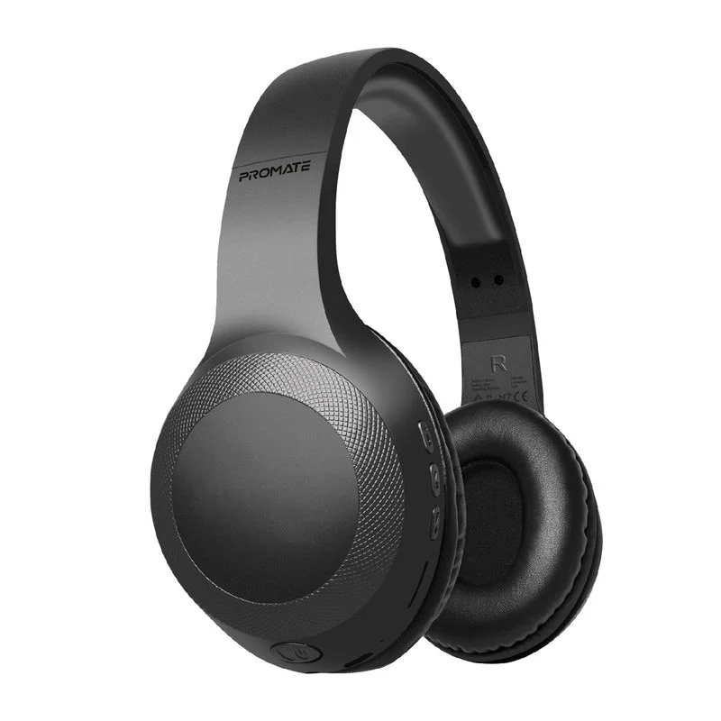 Promate LaBoca Over-Ear Wireless Headphone - Black