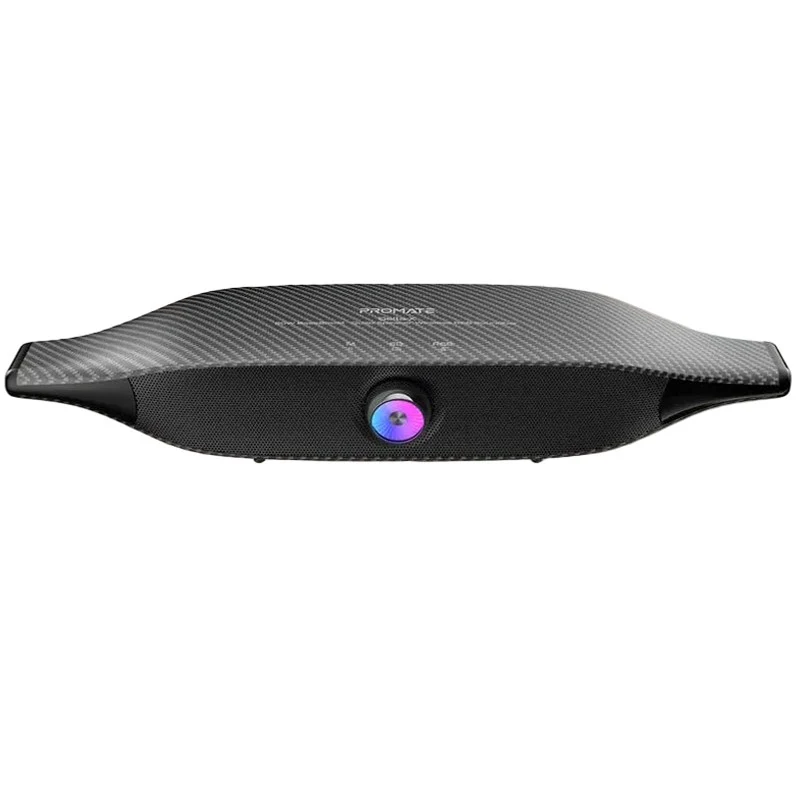 Promate 20W BassBoost Quad Speaker Wireless RGB Soundbar, 30H Playback