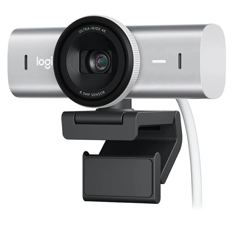 Logitech MX Brio 4K Ultra HD Collaboration and Streaming Webcam - Pale Grey