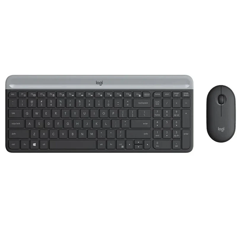 Logitech MK470 Slim Wireless Keyboard/Mouse Combo, English/Arabic