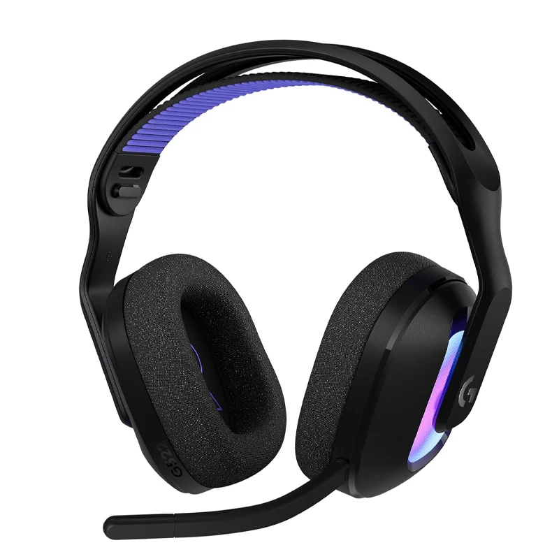 Logitech G522 LightSpeed Tri-Mode Wireless/Bluetooth/Wired Lightsync RGB Gaming Headset - Black