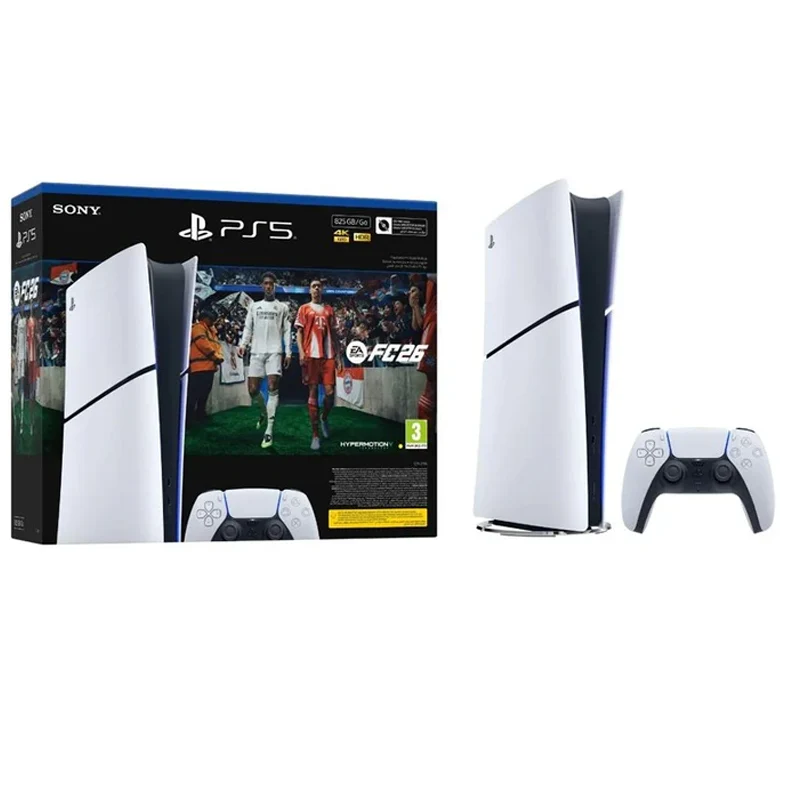Sony PlayStation 5 (PS5) Slim Console Digital With EA FC 26 Voucher Bundle